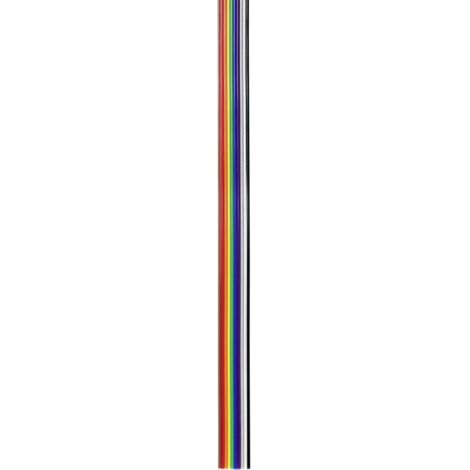 TRU COMPONENTS TC-7638580 Cavo dati Passo: 1.27 mm 20 x 0.08 mm² Multicolore 30 m