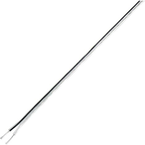 TRU COMPONENTS TC-7815648 Câble haut-parleur 2 x 0.4 mm² transparent 10 m R320951