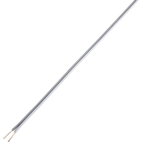 TRU COMPONENTS TC-7815668 Câble haut-parleur 2 x 0.34 mm² gris 25 m R320941
