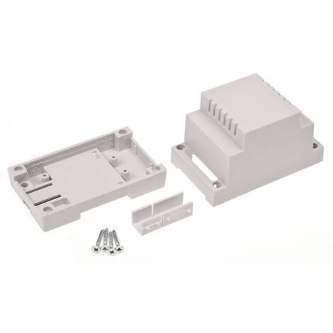 TRU COMPONENTS TC-7910728 Boîtier pour rail 53 x 89 x 65 ABS-V0 gris 1 pc(s) R448651