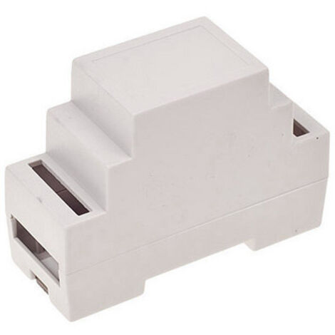 TRU COMPONENTS TC-7910732 Hutschienen-Gehäuse  34 x 89 x 63  ABS-V0 Grau 1 St.