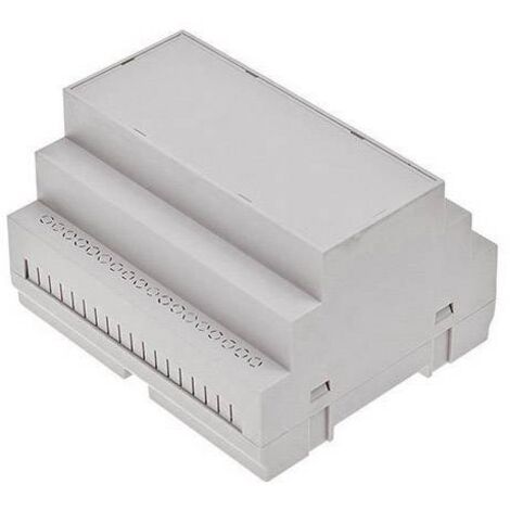 TRU COMPONENTS TC-7910828 Boîtier pour rail 65 x 90 x 105 ABS-V0 gris 1 pc(s) R444741