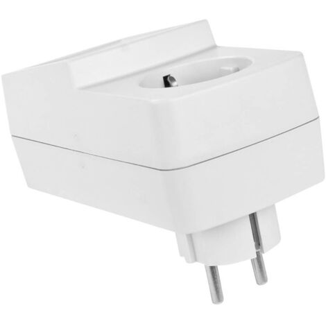 TRU COMPONENTS TC-7911084 Boîtier avec fiche secteur 129 x 65 x 75 ABS gris 1 pc(s) R444491