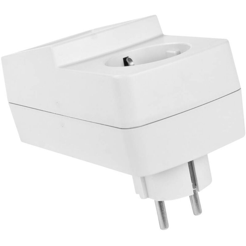 TC-7911084 Boîtier avec fiche secteur 129 x 65 x 75 abs gris 1 pc(s) - Tru Components