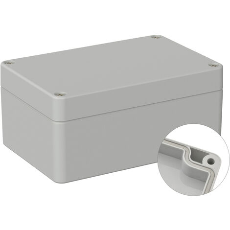 TRU COMPONENTS  TC-9065452 Outdoor-Gehäuse 120 x 80 x 55  Polycarbonat  Lichtgrau (RAL 7035) 1 St.