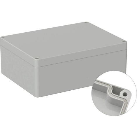 TRU COMPONENTS TC-9065488 Alloggiamento outdoor Policarbonato Grigio (RAL 7035) 1 pz.