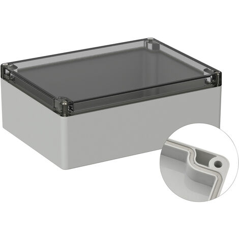 TRU COMPONENTS  TC-9065492 Outdoor-Gehäuse 200 x 150 x 75  Polycarbonat  Lichtgrau (RAL 7035) 1 St.