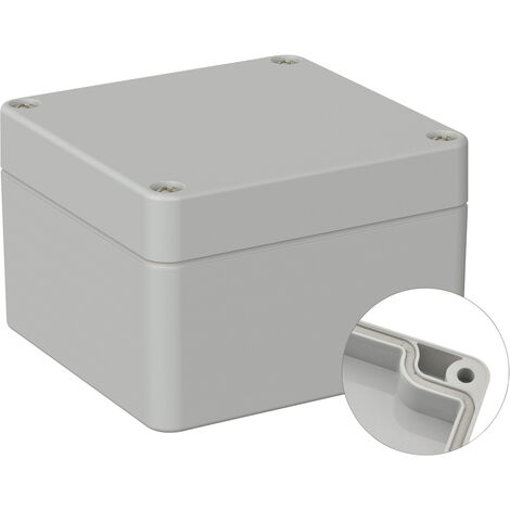 TRU COMPONENTS  TC-9065508 Outdoor-Gehäuse 122 x 120 x 85  Polycarbonat  Lichtgrau (RAL 7035) 1 St.