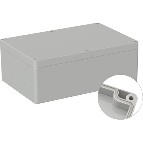 TRU COMPONENTS TC-9065544 Alloggiamento outdoor Policarbonato Grigio (RAL 7035) 1 pz.