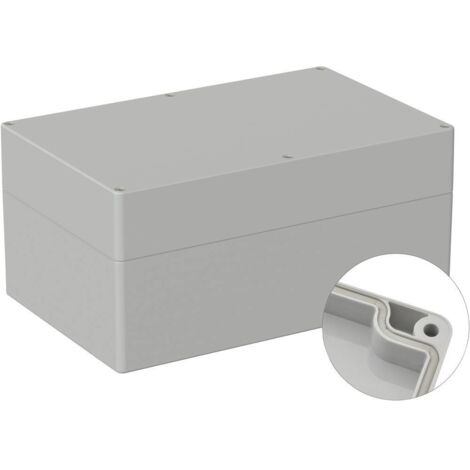 TRU COMPONENTS TC-9065552 Boîtier d'extérieur 250 x 160 x 119 Polycarbonate gris clair (RAL 7035) 1 pc(s)
