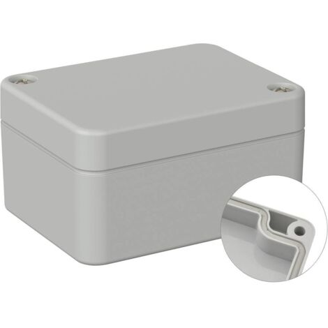 TRU COMPONENTS TC-9065592 Boîtier industriel 65 x 50 x 35 ABS gris clair (RAL 7035) 1 pc(s)