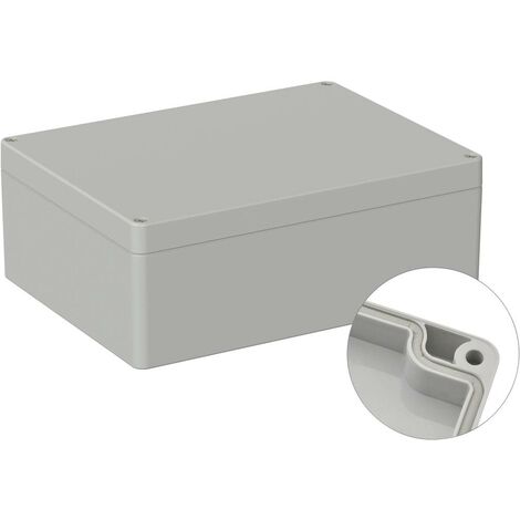 TRU COMPONENTS TC-9065640 Alloggiamento industriale ABS Grigio (RAL 7035) 1 pz.