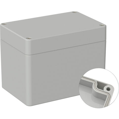 TRU COMPONENTS  TC-9065660 Industrie-Gehäuse 120 x 80 x 90  ABS  Lichtgrau (RAL 7035) 1 St.