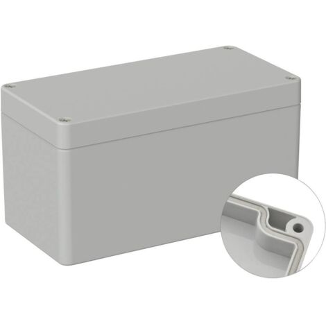 TRU COMPONENTS TC-9065664 Boîtier industriel 160 x 80 x 85 ABS gris clair (RAL 7035) 1 pc(s) A881982