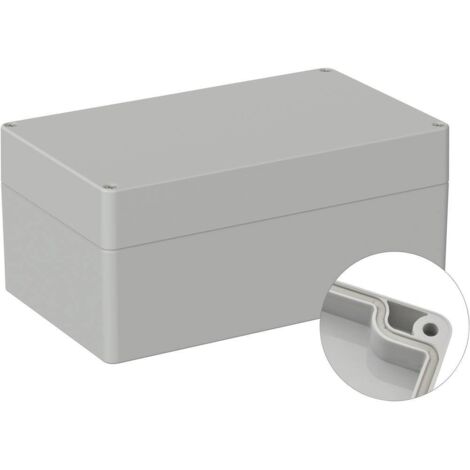 TRU COMPONENTS TC-9065672 Boîtier industriel 200 x 120 x 90 ABS gris clair (RAL 7035) 1 pc(s)