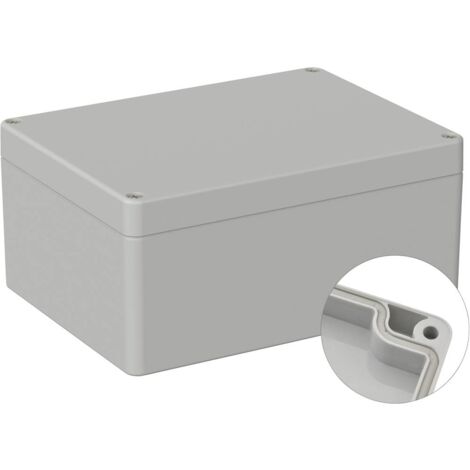 TRU COMPONENTS TC-9065680 FAI DA TE, GRIGIO CHIARO (RAL 7035), (L X B X H) 160 X 120 X 75 MM