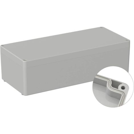 TRU COMPONENTS TC-9065704 Boîtier industriel 340 x 150 x 100 ABS gris clair (RAL 7035) 1 pc(s) A881582