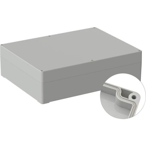 TRU COMPONENTS TC-9065724 Boîtier industriel 300 x 230 x 85 ABS gris clair (RAL 7035) 1 pc(s)
