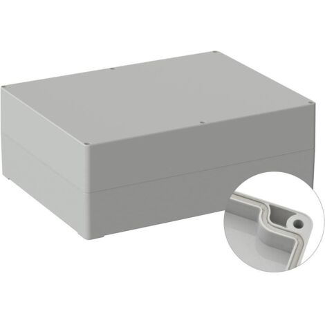 TRU COMPONENTS TC-9065728 Boîtier industriel 300 x 230 x 110 ABS gris clair (RAL 7035) 1 pc(s)