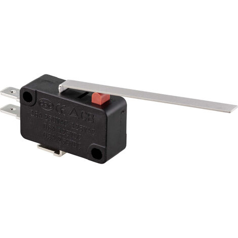 TRU COMPONENTS TC-9122140 Mikroschalter  250 V/AC 5 A 1 x Ein/(Ein)  tastend 1 St.