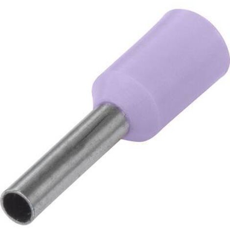 TRU COMPONENTS TC-9163712 Embout simple d'extrémité de câble 0.25 mm² partiellement isolé violet 100 pc(s) A070562