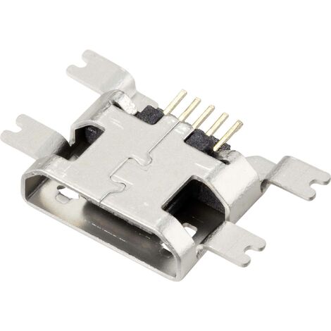 TRU COMPONENTS TC-9201988 Embase femelle micro-USB 2.0 CMS embase femelle horizontale Micro-USB 2.0 SMD Contenu: 1 pc(s) Y771042