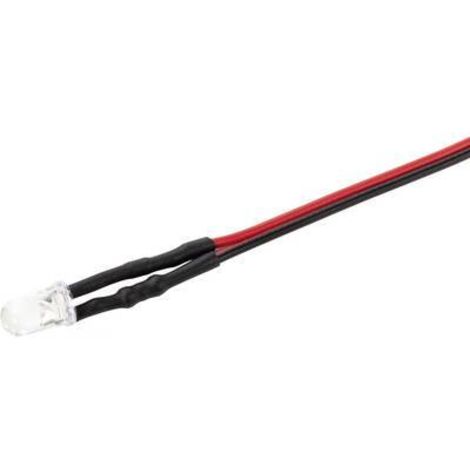 TRU COMPONENTS TC-9323304 Voyant de signalisation LED blanc 12 V/DC 7100 mcd Y276582