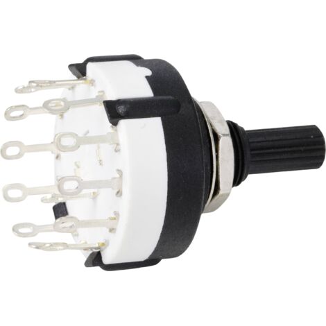 TRU COMPONENTS TC-9415592 SR26A4-1X12-18F20 COMMUTATEUR ROTATIF 250 V 150 MA 12 X 30 ° 1 PC(S)