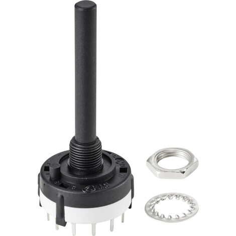 TRU COMPONENTS TC-9415608 SR26E4712-R-50  Drehschalter 250 V 150 mA  12 x 30 °  1 St.