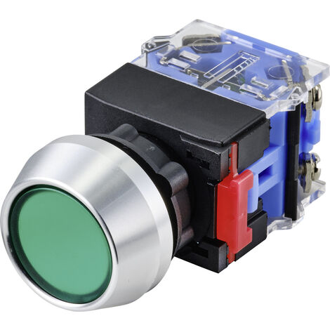 TRU COMPONENTS TC-9428088 LAS0-L-11/G Drucktaster 250 V 5 A 1 x Aus/(Ein) tastend   IP40 1 St.