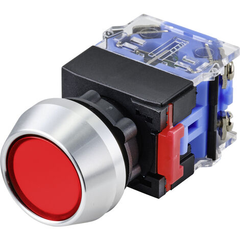 TRU COMPONENTS TC-9428096 LAS0-L-11Z/R Druckschalter 250 V 5 A 1 x Aus/Ein rastend   IP40 1 St.