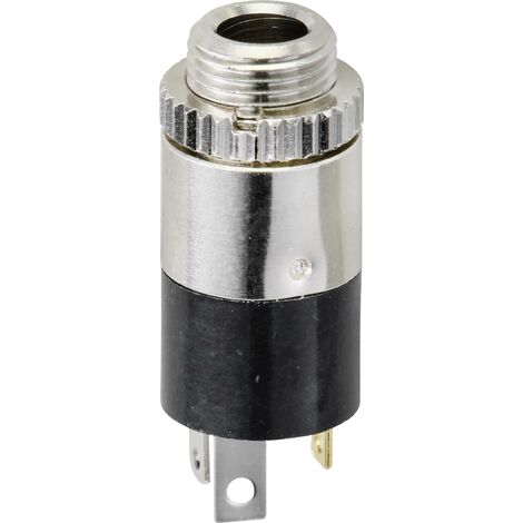 TRU COMPONENTS TC-9465724 Jack 3.5 mm embase femelle, verticale Nombre de pôles: 3 stéréo noir 1 pc(s) Y881292