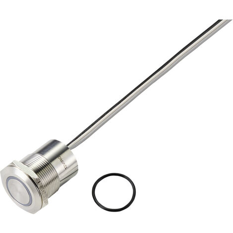 TRU COMPONENTS TC-9554808  Sensorschalter 24 V 0.5 A 1 x Aus/Ein rastend Grün, Rot (Ø) 25 mm IP65 1