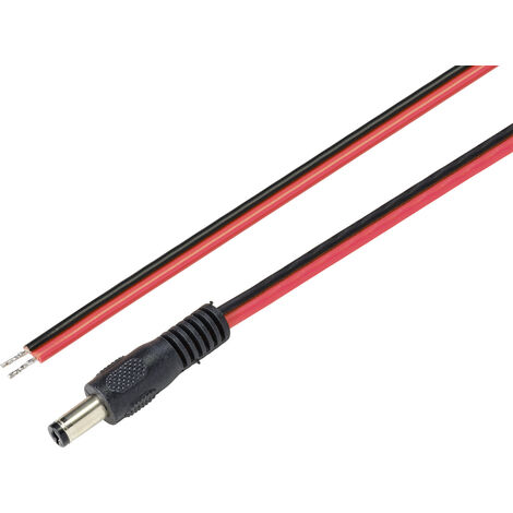 TRU COMPONENTS TC-9556664 Niedervolt-Anschlusskabel Niedervolt-Stecker - offene Kabelenden 5.5 mm 2.
