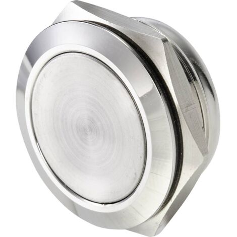 TRU COMPONENTS TC-9563704 Bouton-poussoir 12 V 0.005 A 1 x Off/(On) élément de contact (Ø x H) 24.7 mm x 14.5 mm IP65 1