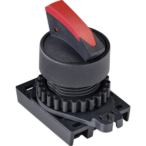 TRU COMPONENTS TC-9860204 S2SRN-S5KR Wahltaste  Knebel Rot 2 x 45 °  1 St.