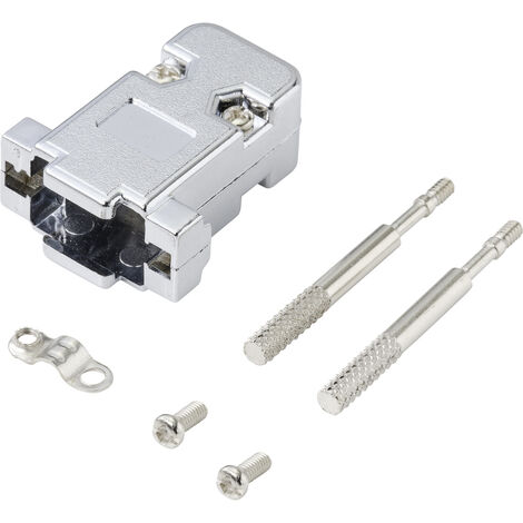 TRU COMPONENTS  TC-9878208 D-SUB Gehäuse Polzahl: 9 Kunststoff   1 St.