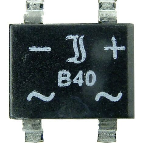 TRU COMPONENTS TC-B40S-SLIM Brückengleichrichter SO-4-SLIM 80 V 1 A Einphasig