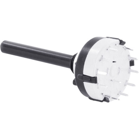 TRU COMPONENTS TC-DS2X6P TC-DS2X6P Drehschalter  0.35 A Schaltpositionen 6 5 x 30 °  1 St.