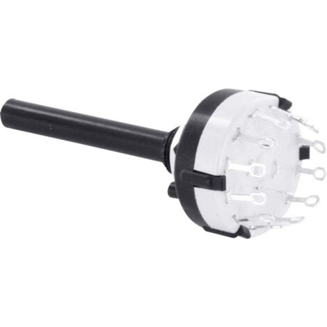 TRU COMPONENTS TC-DS4X3L TC-DS4X3L Commutateur rotatif 0.35 A Positions de commutation 3 3 x 30 ° 1 pc(s) S603771