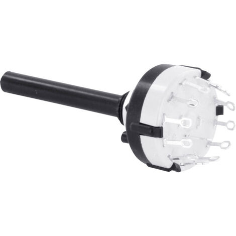 TRU COMPONENTS TC-DS4X3L TC-DS4X3L Drehschalter  0.35 A Schaltpositionen 3 3 x 30 °  1 St.