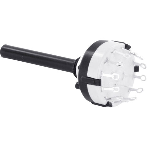 TRU COMPONENTS TC-DS4X3P TC-DS4X3P Drehschalter  0.35 A Schaltpositionen 3 3 x 30 °  1 St.