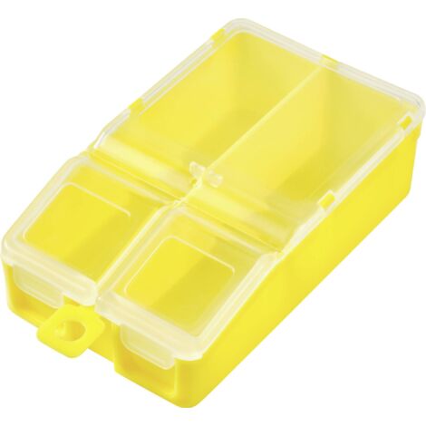 TRU COMPONENTS TC-ERB-9054 Mallette de rangement (L x l x H) 113 x 60 x 30 mm Nombre de compartiments: 2 séparations variables Contenu 1 pc(s) Y893233