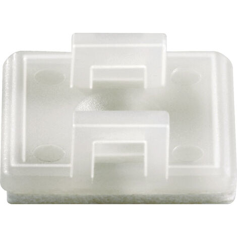 TRU COMPONENTS TC-HC18T203 Befestigungssockel selbstklebend 1593048 Bündel-Ø-Bereich 7 mm (max)  4fa