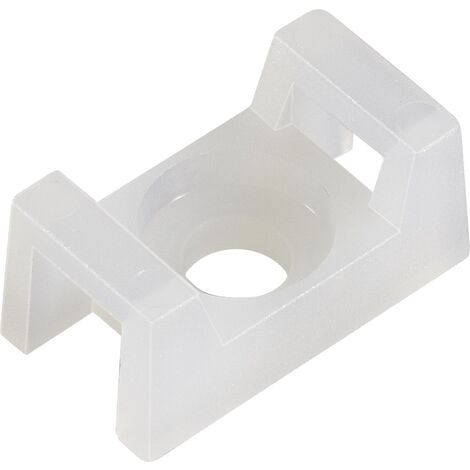 TRU COMPONENTS TC-HC1S203 Befestigungssockel schraubbar 1593056    Weiß 1 St.