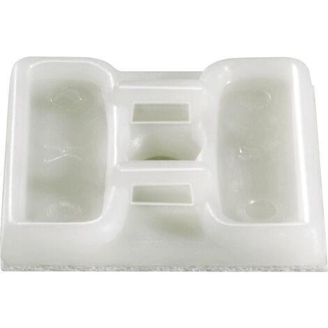 TRU COMPONENTS TC-HCR103203 Befestigungssockel selbstklebend 1593047 Bündel-Ø-Bereich 4.40 mm (max)