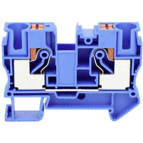 TRU COMPONENTS TC-JPT10 Blue Borne de passage 10.2 mm connexion rapide Nombre de pôles: 2 0.5 mm² 10 mm² bleu 1 pc(s) C067092