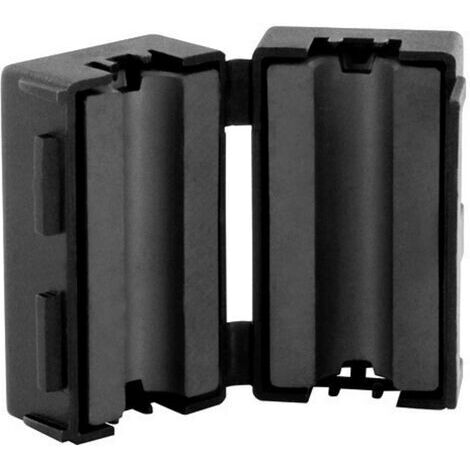 TRU COMPONENTS TC-KFR65 TC-KFR65 Ferrite clipsable 200 Ω Ø câble (max.) 6.5 mm (L x l x H) 32.5 x 17.5 x 19.5 mm 1 pc(s) S601891