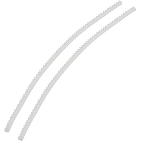 TRU COMPONENTS TC-KG008203 Protezione spigoli Trasparente (L x L x A) 10 m x 3.3 mm x 3.7 mm 10 m