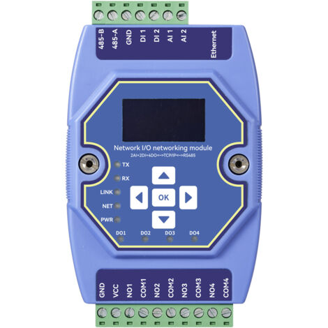 TRU COMPONENTS TC-ME31-AAAX2240 Schnittstellen-Modul Modbus-RTU, Modbus-TCP, Modbus Gateway, DI/O, A